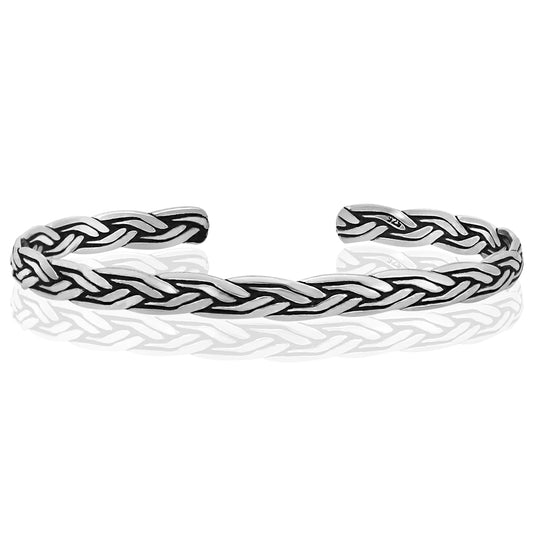 Silver Braid シルバー925 編み込みバングル 商品全体