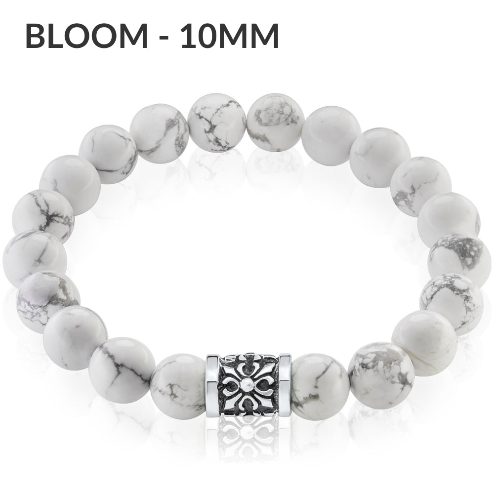 Bloom 10mm ハウライトブレスレット