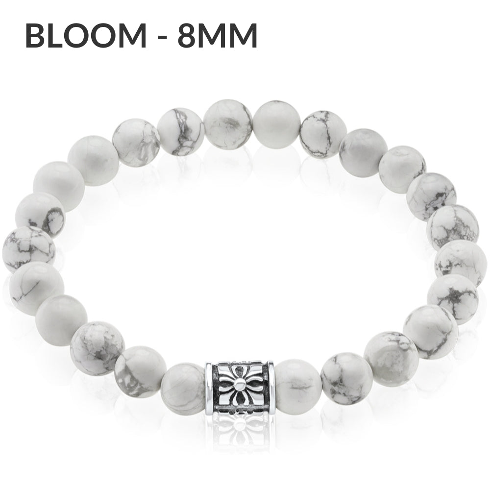 Bloom 8mm ハウライトブレスレット