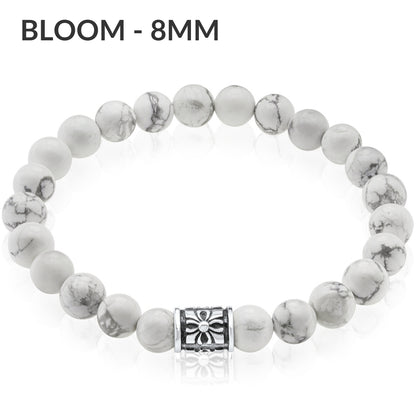 Bloom 8mm ハウライトブレスレット