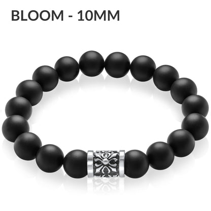 Bloom 10mm マットオニキスブレスレット